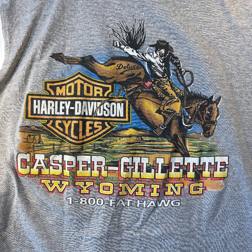 Vintage Harley-Davidson-Casper Gillette (Sleeveless)(L)